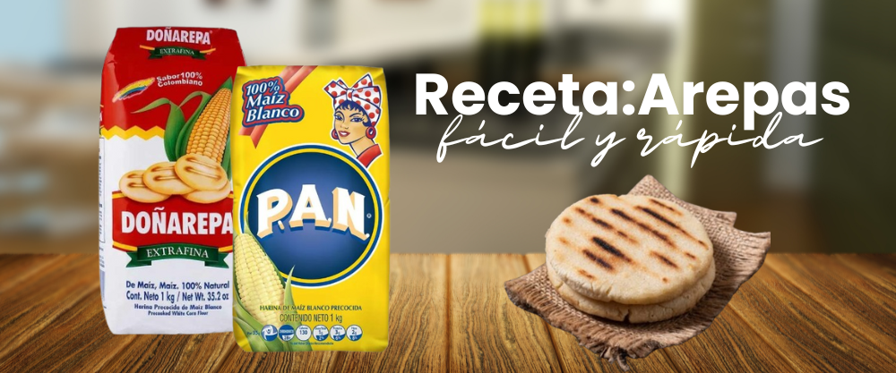 Receta Fácil y Rápida con Masa de Arepas Colombiana