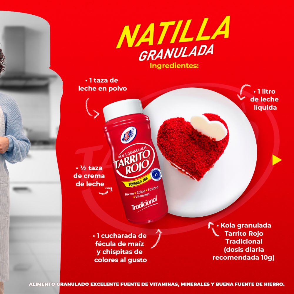 Kola Granulada Tarrito Rojo x 135gr y Leche en Polvo x 200gr Colanta e